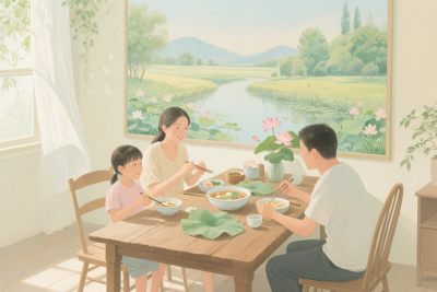 家庭用餐温馨场景 家庭用餐温馨场景