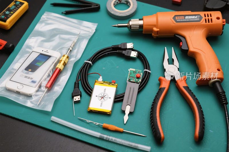 维修工具与零配件展示图