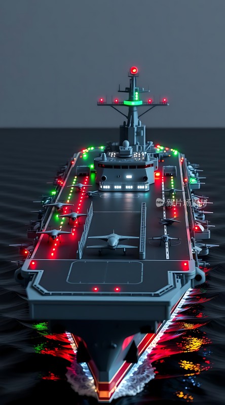 “航母编队航行图”