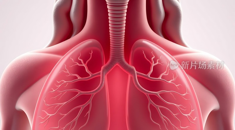 呼吸系统解剖图