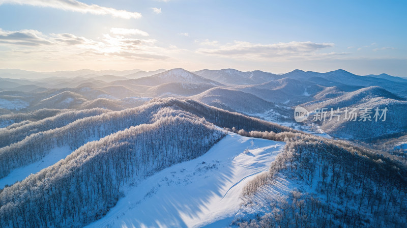 冬天户外雪景