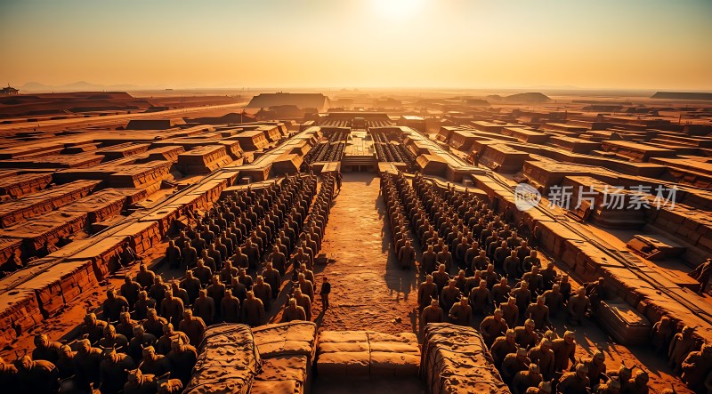 兵马俑壮观景象