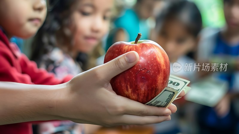 苹果与金钱的交易