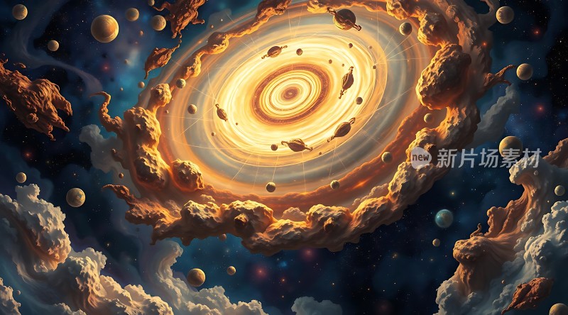 星云漩涡宇宙奇观