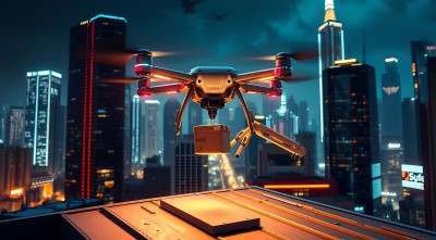 未来城市中的无人机配送服务 未来城市中的无人机配送服务