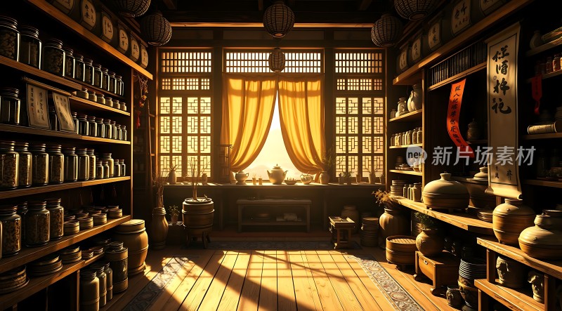 古风药铺