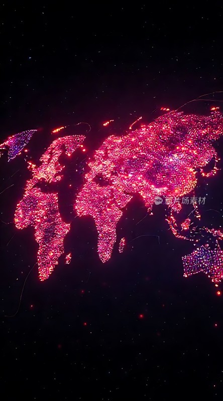 全球网络连接图