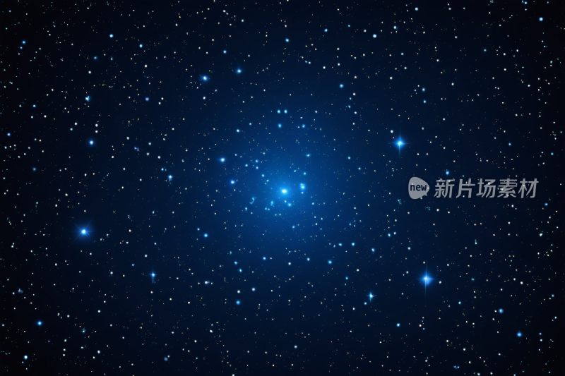 星空中心一簇星星高清背景纹理图片