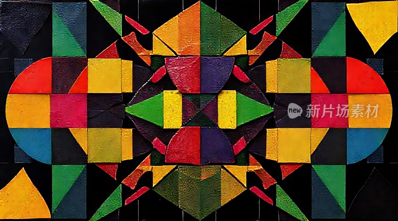 多彩几何艺术