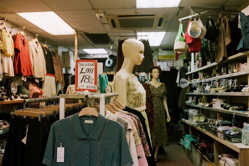 服装店陈列场景