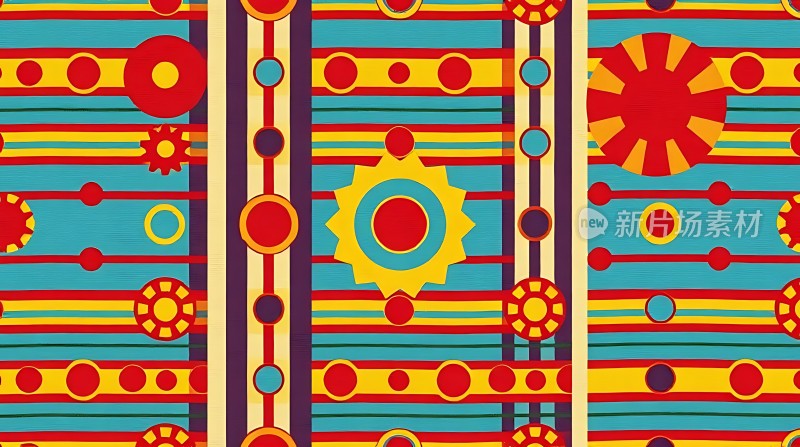 彩色几何图案设计