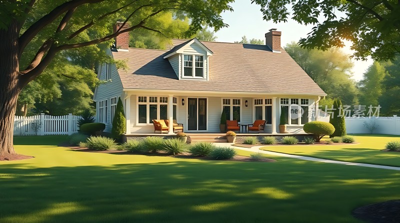 阳光下的温馨家园