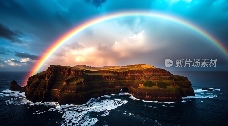 彩虹下的神秘岛屿