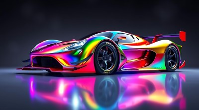 多彩赛车未来科技感十足