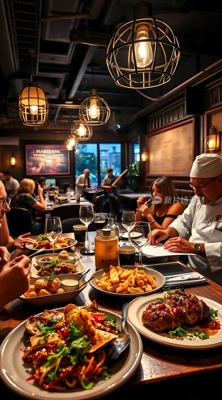 餐厅美食盛宴享受美味佳肴