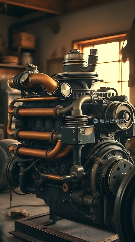 蒸汽机时代复古机械之美