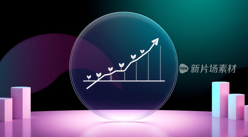 新片场素材增长趋势图