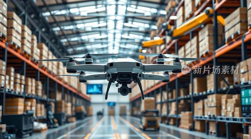 智能仓储无人机高效作业