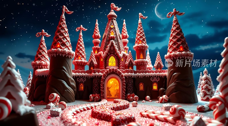 糖果城堡的梦幻之夜