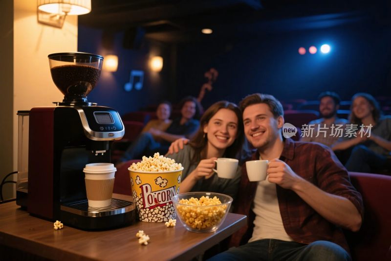 电影院观影休闲场景