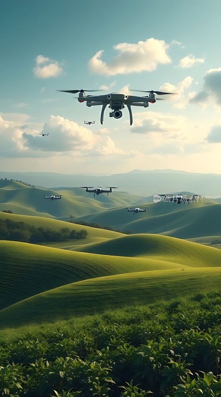 无人机巡田科技助力农业新时代