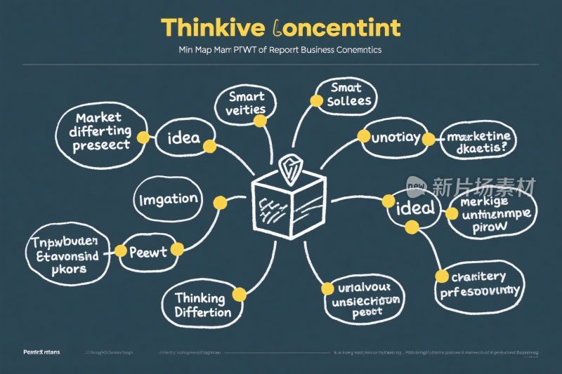 思维导图概念流程图