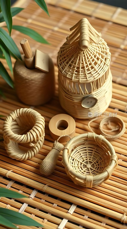 竹编艺术传统手工艺之美