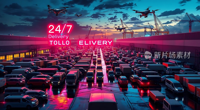 24/7全天候配送智能物流新时代！