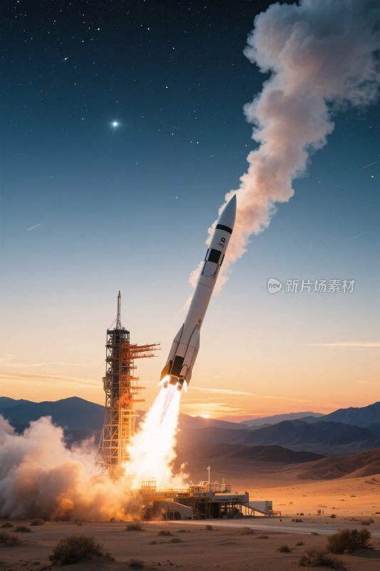 火箭发射场景