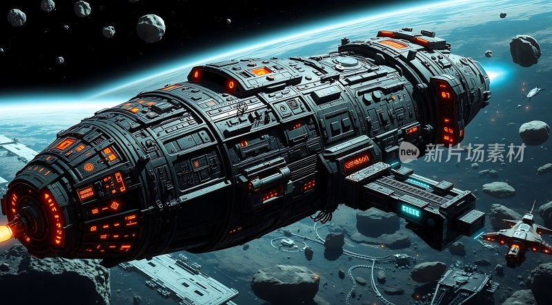 星际飞船探索未知宇宙