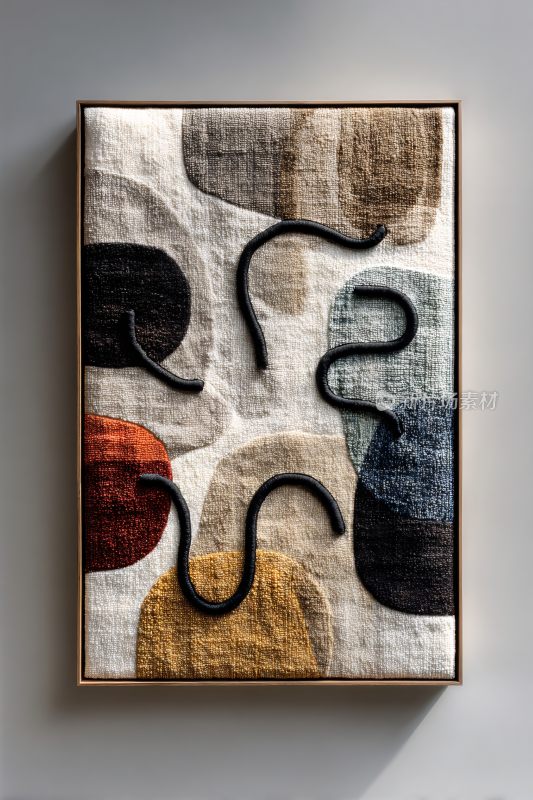 抽象艺术挂毯装饰画