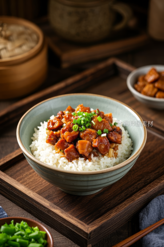 卤肉饭中国传统经典美食中式家常美味食物