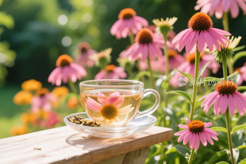 户外花园花草茶