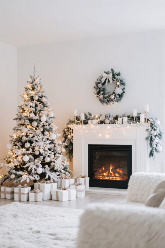 温馨圣诞室内场景