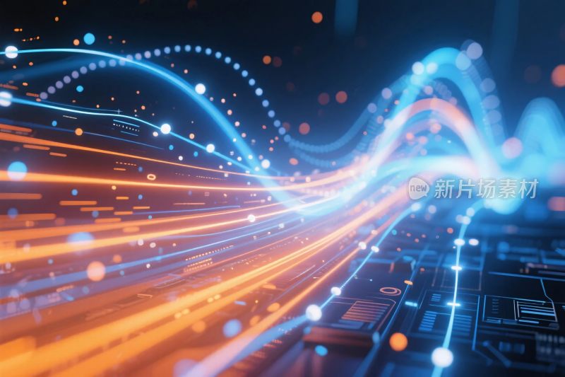 科技光效未来插画