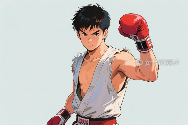 街霸角色格斗插画