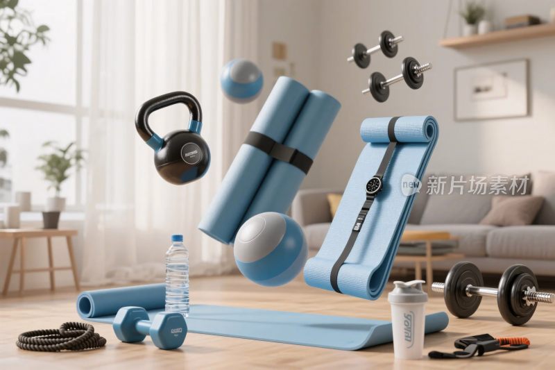 室内健身器材展示图