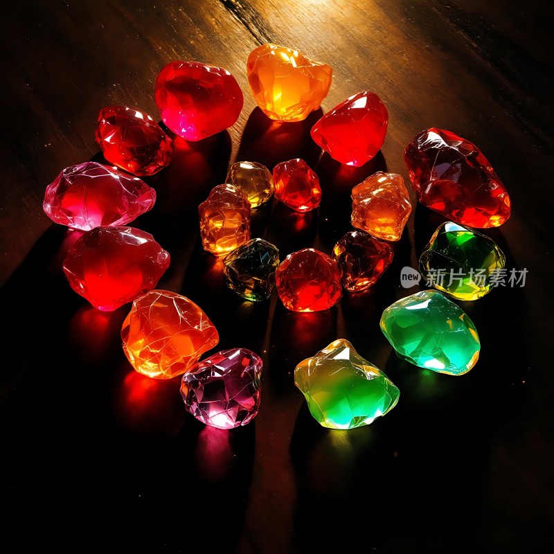 五彩缤纷宝石闪耀