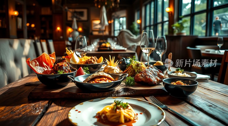 美味佳肴盛宴享受美食时光