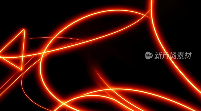 红色光束交织的动态视觉效果