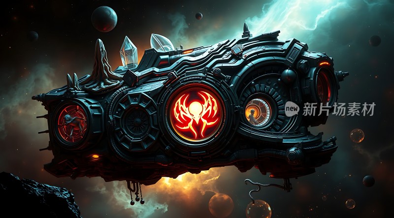 星际飞船探索未知宇宙