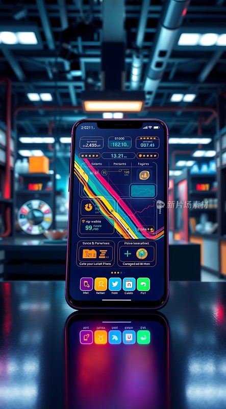 未来科技手机界面展示