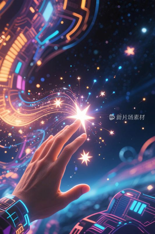 科幻星空触光艺术