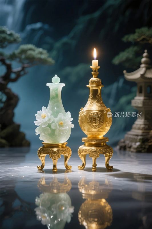 古典香炉艺术展示