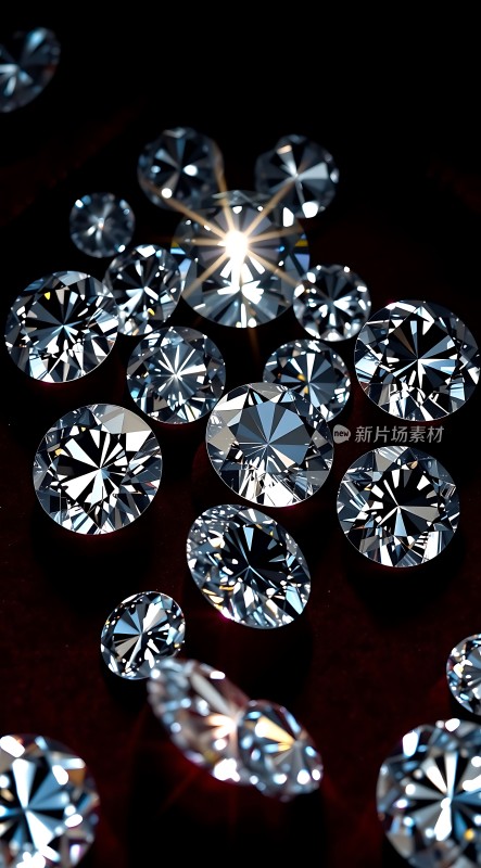 璀璨钻石闪耀光芒