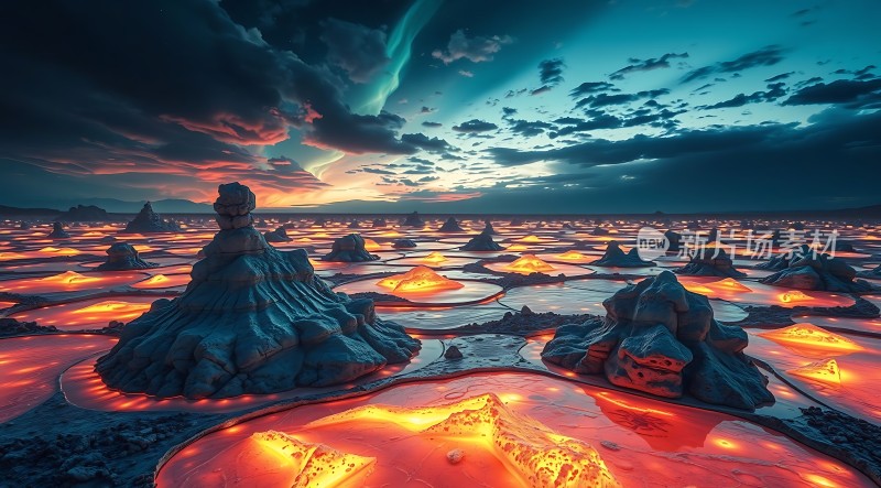 熔岩奇景火山之夜