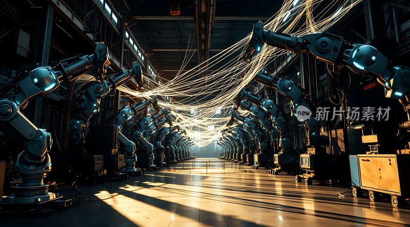 未来工厂机械臂协作新时代