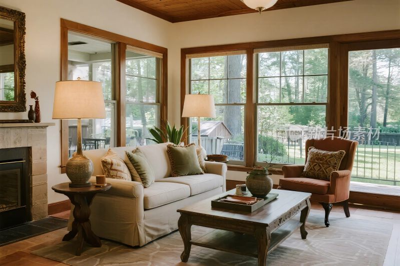 温馨客厅室内场景