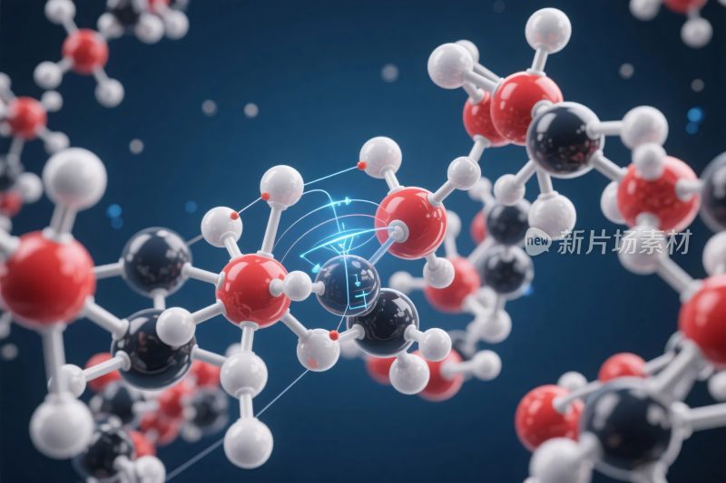 分子结构科学示意图