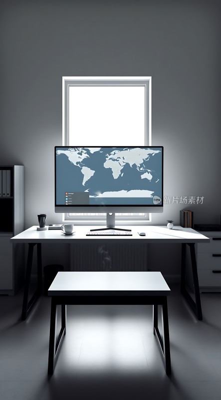 简约办公空间现代工作环境